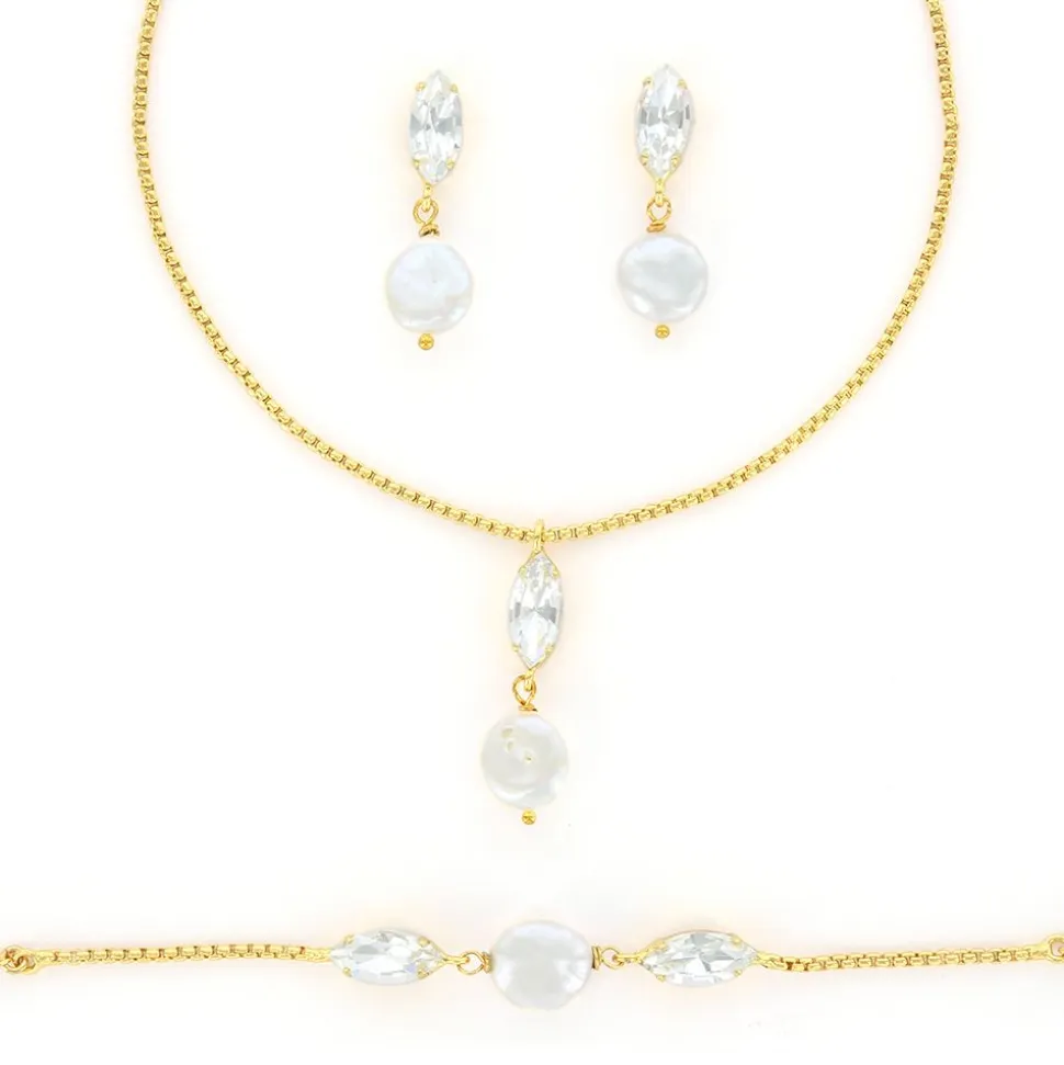 Angelo Moretti Jewelry Set Crystal Line - AMSCY