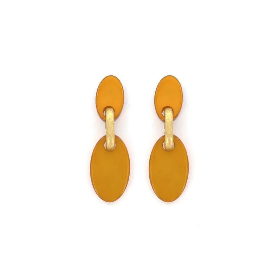 Angelo Moretti oorbellen Basics Caramel - 48085