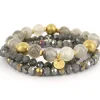 Biba Armbandenset Natural Grey - 3-793