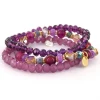 Biba Armbandenset Purple Drops - 3-784