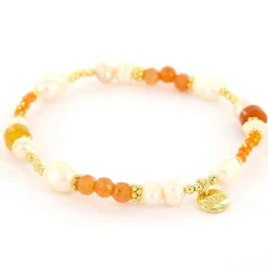 Biba Armband Pearl Orange - 55213