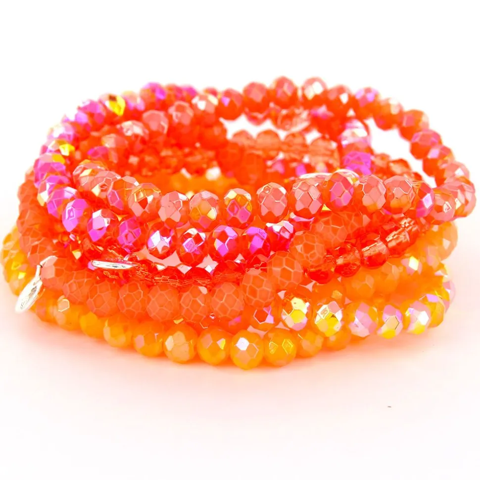 Biba Basic Armband Yellow-Red