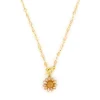 Biba ketting Flower Stone Brown - 61478