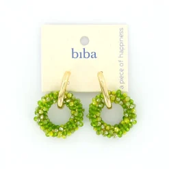 Biba oorbellen Alps Green - 84035