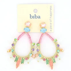 Biba oorbellen Bohemian Pink - 83985