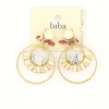 Biba oorbellen Bohemian White - 82868