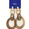 Biba oorbellen Breeze Brown - 81512