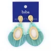 Biba oorbellen Breeze Green - 81330