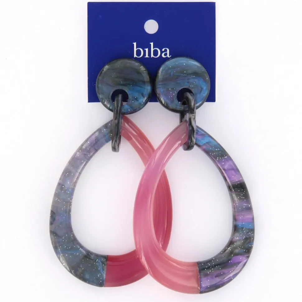 Biba oorbellen Breeze Purple - 81182