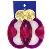 Biba oorbellen Breeze Purple - 81180