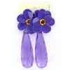 Biba oorbellen Christal Flowers Purple - 83752