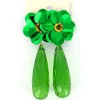 Biba oorbellen Christal Flowers Green - 83752