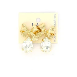 Biba oorbellen Crystal Bow - 83892