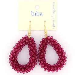 Biba oorbellen Crystal Purple - 83744