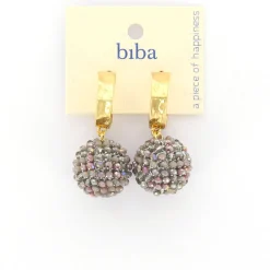 Biba oorbellen Enjoy Grey - 82902