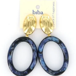 Biba oorbellen Esteem Blue - 83953