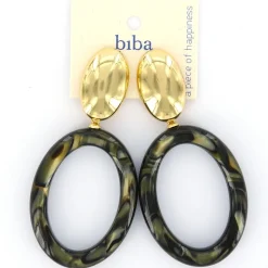 Biba oorbellen Esteem Green - 83953