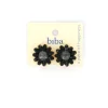 Biba oorbellen Flower Black - 83587