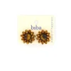 Biba oorbellen Flower Coffee - 83587