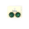 Biba oorbellen Flower Dark Green - 83587