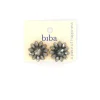 Biba oorbellen Flower Grey - 83587