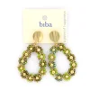 Biba oorbellen Flowers Green - 83625