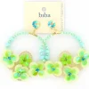 Biba oorbellen Flowers Green - 83996