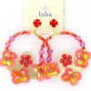 Biba oorbellen Flowers Orange - 83996