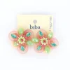 Biba oorbellen Flowers Pink - 84009
