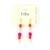 Biba oorbellen Flowers Red - 83380