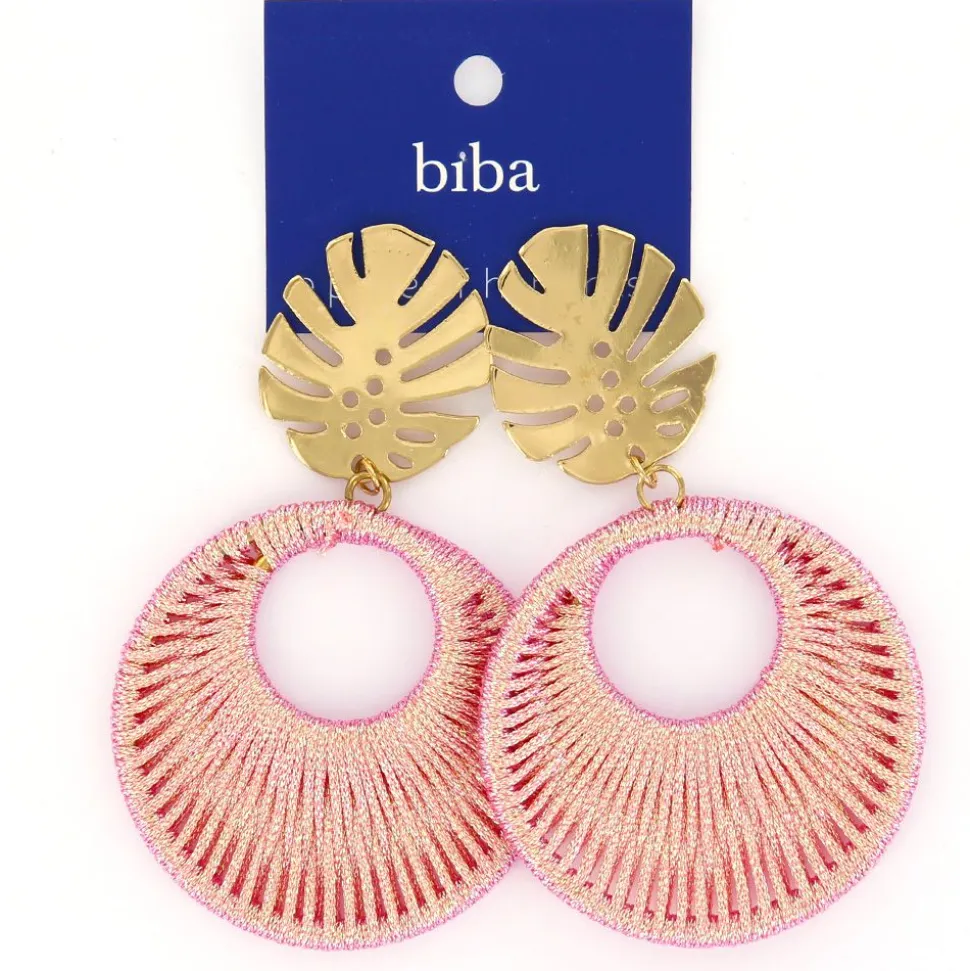 Biba oorbellen Forest Pink- 81411