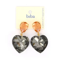 Biba oorbellen Forever Grey - 83763