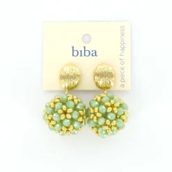 Biba oorbellen Galaxy Green - 84023