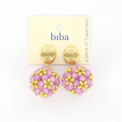 Biba oorbellen Galaxy Lilac - 84023