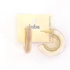 Biba oorbellen Holiday Glitter White - 84107