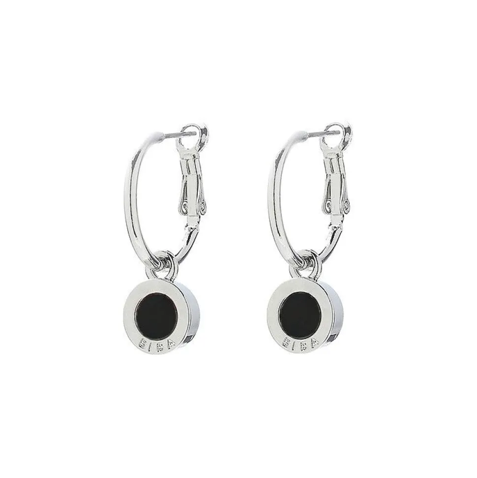 Biba oorbellen Jet - 8107