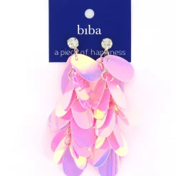 Biba oorbellen Leafs - 80887 Silver Color