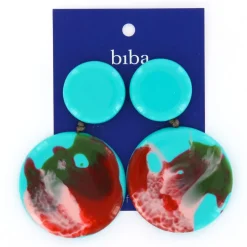 Biba oorbellen Lolly Pop Blue - 81415