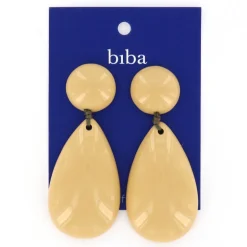Biba oorbellen Marble Beige - 81417