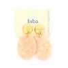 Biba oorbellen Marble Essentials Soft Pink - 82754
