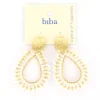 Biba oorbellen Natural Shine White - 84054