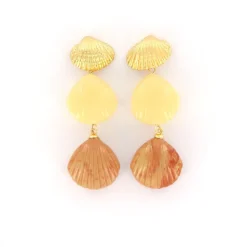 Biba oorbellen Ocean Treasure Beige - 84220