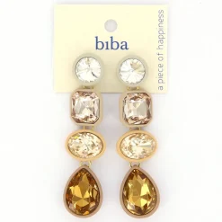 Biba oorbellen Pharaonic Beauty Brown - 84093