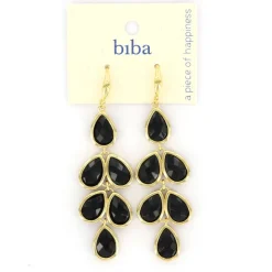 Biba oorbellen Pharaonic Beauty Black - 83845