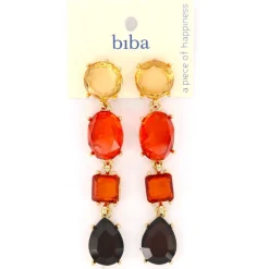 Biba oorbellen Pharaonic Beauty Orange - 83580