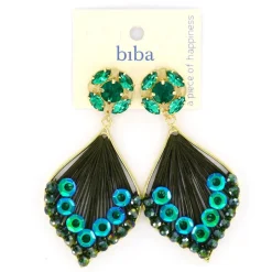 Biba oorbellen Pharaonic Beauty Green - 83671