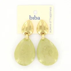 Biba oorbellen Shimmer Green - 84104