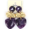 Biba oorbellen Shimmer Purple - 83586