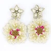 Biba oorbellen Showtoppers Flower White - 83475