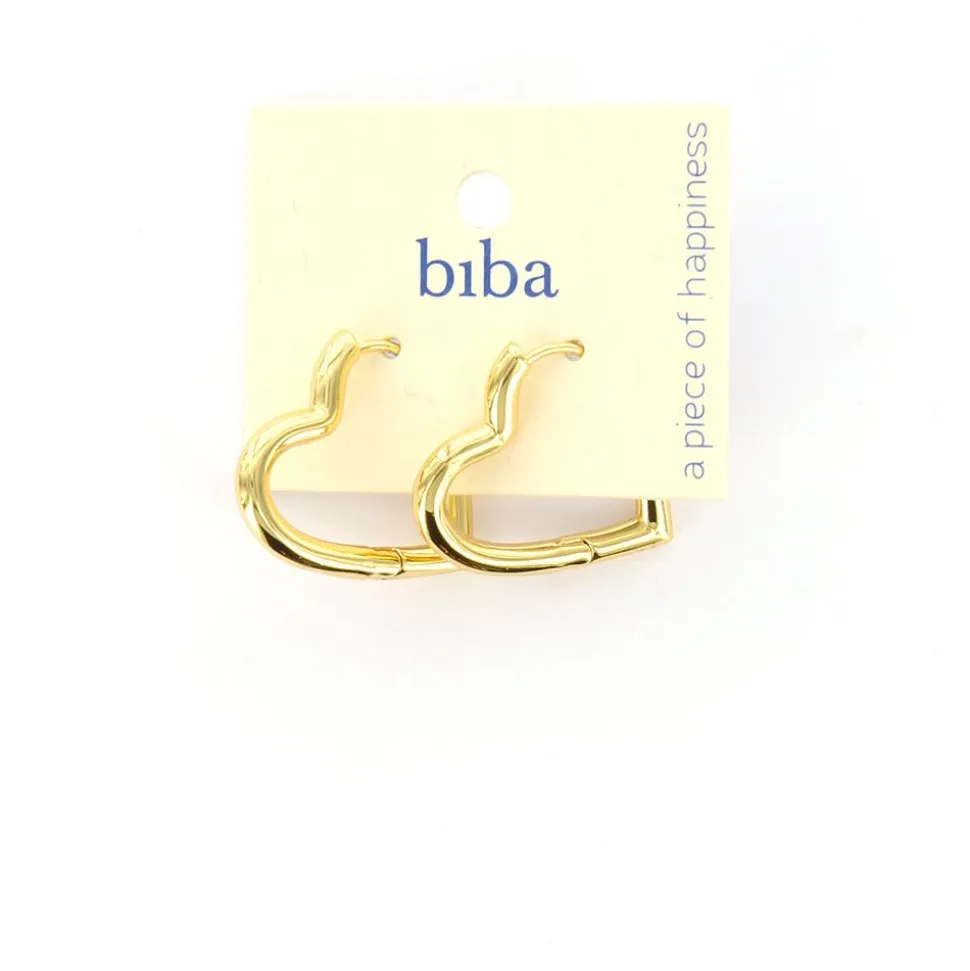 Biba oorbellen Simplicity Heart - 82951G
